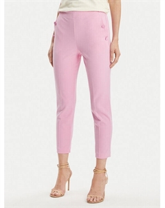 Тканевые брюки стандартного кроя, розовый Vicolo