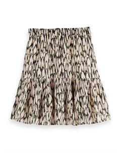 Трапециевидная юбка стандартного кроя, мультиколор Scotch&soda