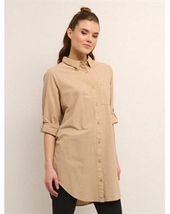 Рубашка свободного кроя, бежевый Kaffe