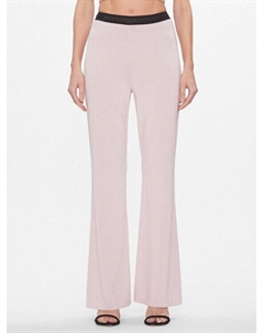 Тканевые брюки кроя bootcut, розовый Liu jo