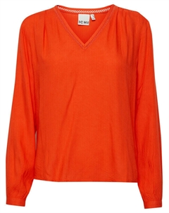 Блуза стандартного кроя, оранжевый Ichi