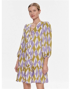 Платье на каждый день, стандартного кроя, мультиколор Liu jo