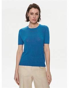 Свитер обычного кроя Weekend Max Mara, синий Weekend max mara