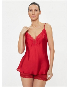 Пижамная футболка стандартного кроя, красный Selmark