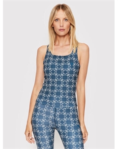 Топ приталенного кроя, синий Guess