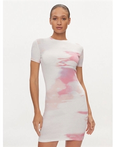 Платье на каждый день приталенного кроя, мультиколор Calvin klein