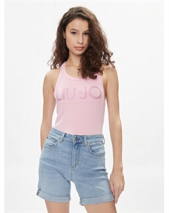 Топ приталенного кроя, розовый Liu jo