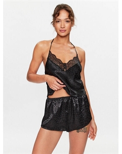 Пижамная футболка удобного кроя Hunkemöller, черный Hunkemoller