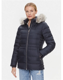 Пуховик стандартного кроя, синий Tommy hilfiger