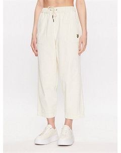 Тканевые брюки стандартного кроя, белый Lyle & scott