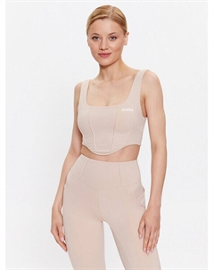 Топ приталенного кроя, бежевый Guess