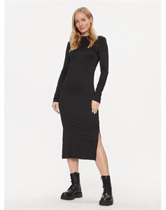 Платье на каждый день приталенного кроя, черный Jdy