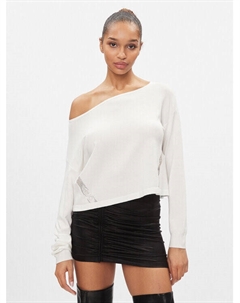 Укороченный свитер, экрю Liu jo