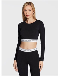 Блуза стандартного кроя, черный Guess