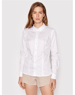 Рубашка узкого кроя, белый Guess
