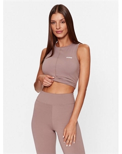 Топ приталенного кроя, розовый Guess