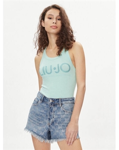 Топ приталенного кроя, зеленый Liu jo