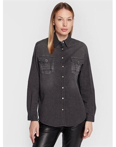 Рубашка стандартного кроя, серый Liu jo