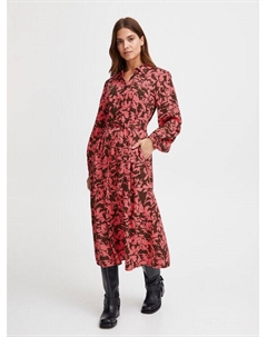 Платье-рубашка стандартного кроя, розовый Fransa