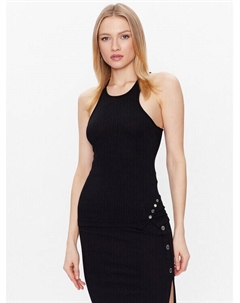 Топ приталенного кроя, черный Guess