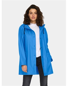 Дождевик стандартного кроя, синий Only