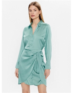 Платье-рубашка стандартного кроя, зеленый Guess