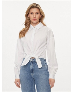 Рубашка узкого кроя, белый Guess