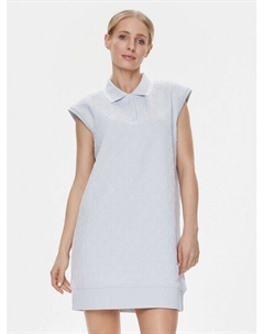 Платье на каждый день, стандартного кроя, синий Guess