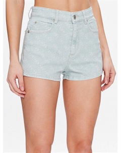 Тканевые шорты свободного кроя, зеленый Guess