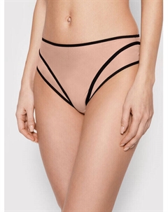 Классические женские трусы с завышенной талией, бежевый Undress code