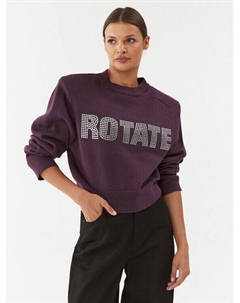 Пуловер свободного кроя, фиолетовый Rotate