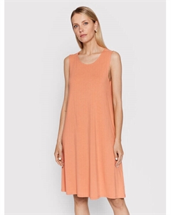 Платье на каждый день, стандартного кроя, оранжевый Tom tailor