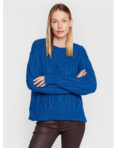 Пуловер свободного кроя, синий Twinset