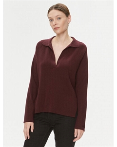 Пуловер свободного кроя, красный Calvin klein