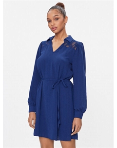 Платье на каждый день, стандартного кроя, синий Jdy