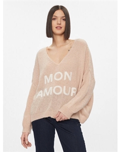 Свитер оверсайз, бежевый Kontatto