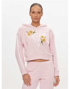 Толстовка обычного кроя, розовый Guess