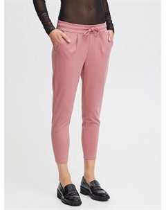 Тканевые брюки узкого кроя, розовый Ichi