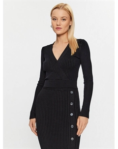 Облегающий свитер, черный Guess