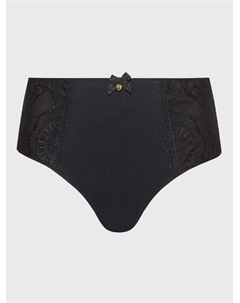 Классические женские трусы с завышенной талией, черный Selmark