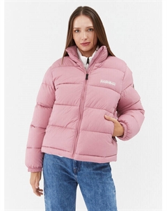 Пуховик стандартного кроя, розовый Napapijri