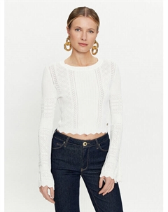 Свитер обычного кроя, экрю Guess