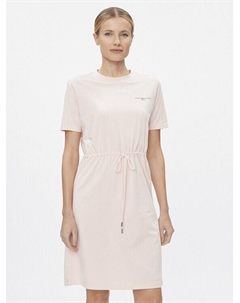 Платье на каждый день, стандартного кроя, розовый Tommy hilfiger