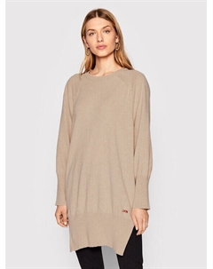 Пуловер свободного кроя, бежевый Liviana conti