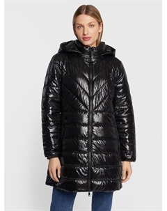 Пуховик стандартного кроя, черный Calvin klein