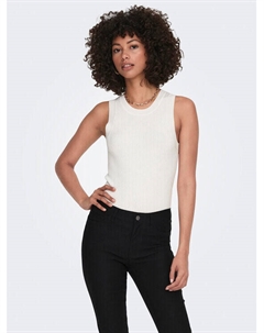 Топ приталенного кроя, белый Jdy