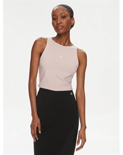 Топ приталенного кроя, розовый Calvin klein