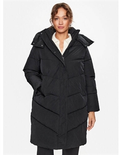 Пуховик стандартного кроя, черный Calvin klein