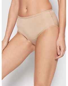 Классические женские трусы с завышенной талией, бежевый Selmark