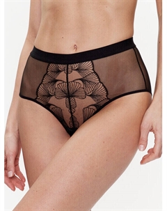 Классические женские трусы с завышенной талией, черный Undress code